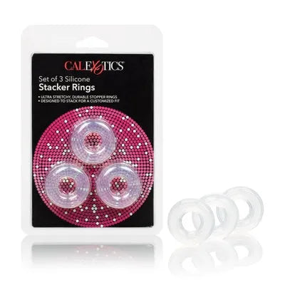 Set of 3 Silicone Stacker Rings - Take A Peek