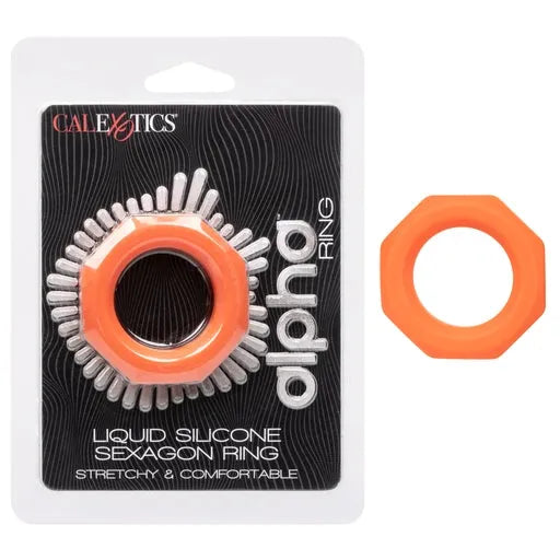 Alpha Liquid Silicone Sexagon Ring - Take A Peek