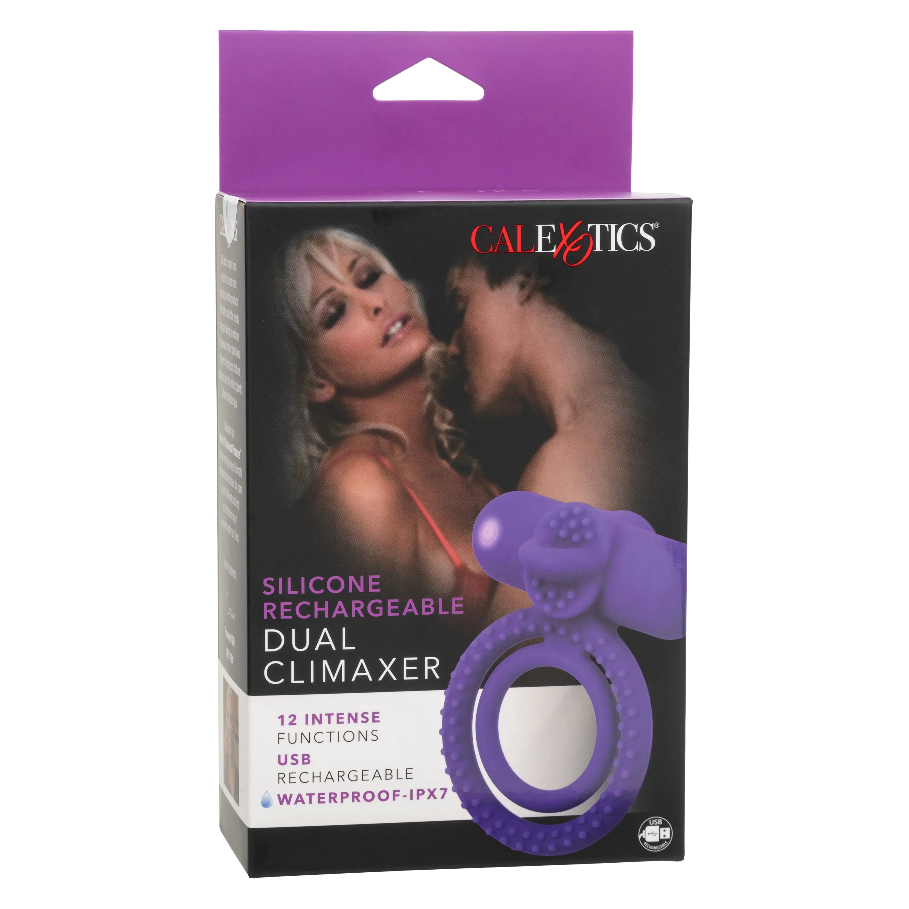 Silicone Rechargeable Dual Climaxer - Take A Peek