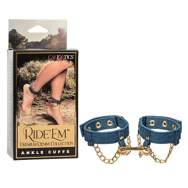 Ride 'Em Premium Denim Collection Ankle Cuffs - Take A Peek