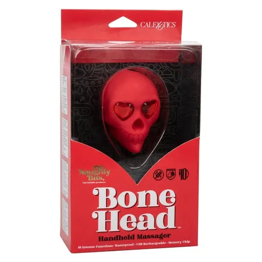 Naughty Bits Bone Head Handheld Massager - Take A Peek