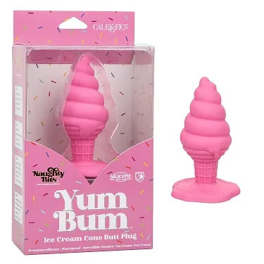 Naughty Bits Yum Bum Ice Cream Cone Butt Plug - Take A Peek