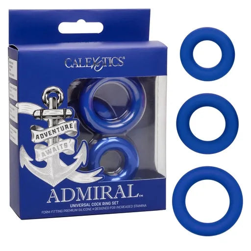 Admiral Universal Cock Ring Set - Take A Peek