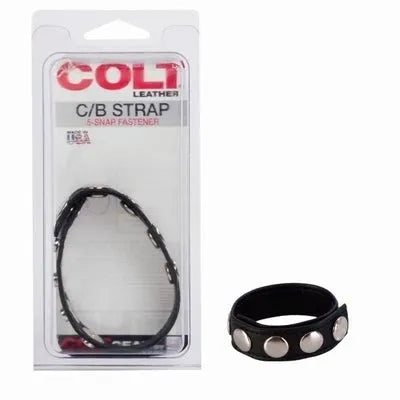 Colt Leather C/B Straps - Adjustable 5 Snap - Take A Peek