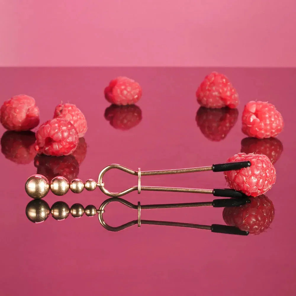 Selopa BEADED NIPPLE CLAMPS - - Take A Peek