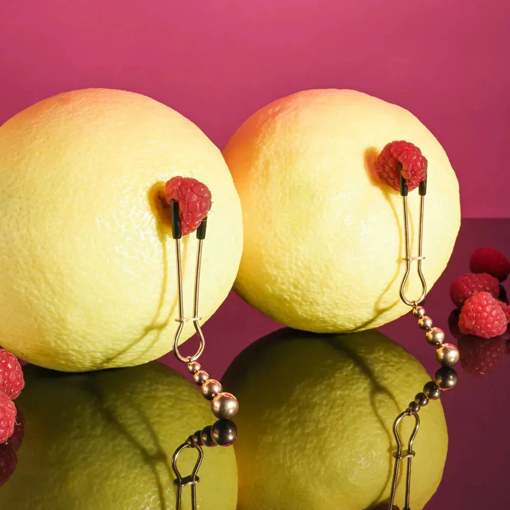 Selopa BEADED NIPPLE CLAMPS - - Take A Peek