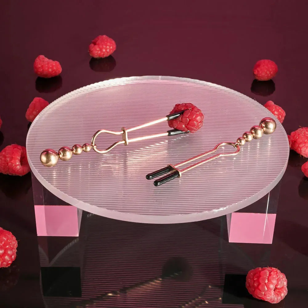 Selopa BEADED NIPPLE CLAMPS - - Take A Peek