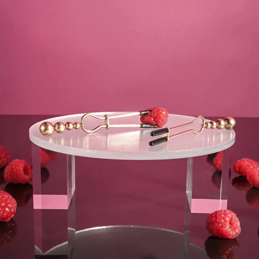 Selopa BEADED NIPPLE CLAMPS - - Take A Peek