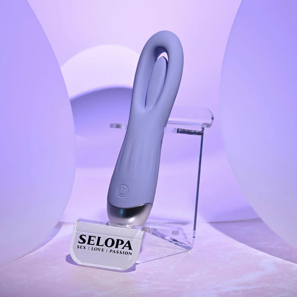Selopa IN A FLAP - 15 cm USB Rechargeable Flicking Stimulator - Take A Peek