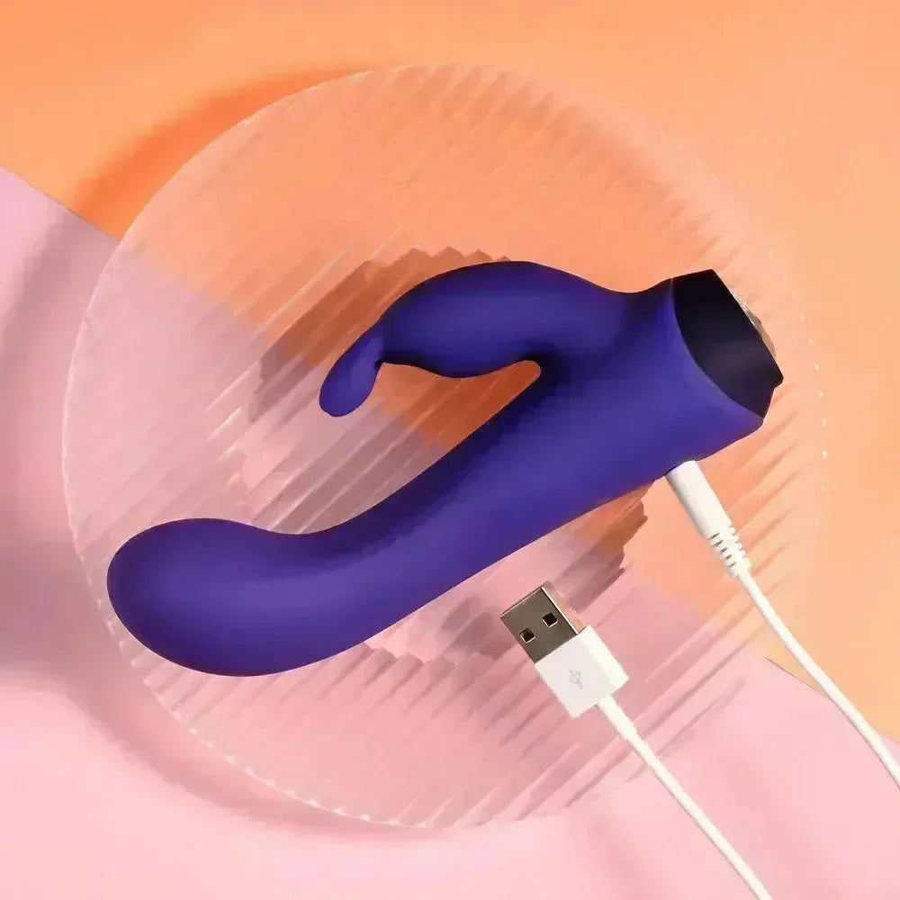 Selopa PLUM JOB - 13.5 cm USB Rechargeable Rabbit Vibrator - Take A Peek