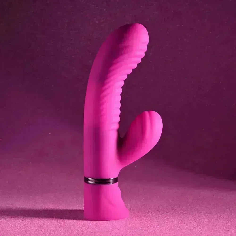Selopa NEXT WAVE - 16.4 cm USB Rechargeable Dual Vibrator - Take A Peek