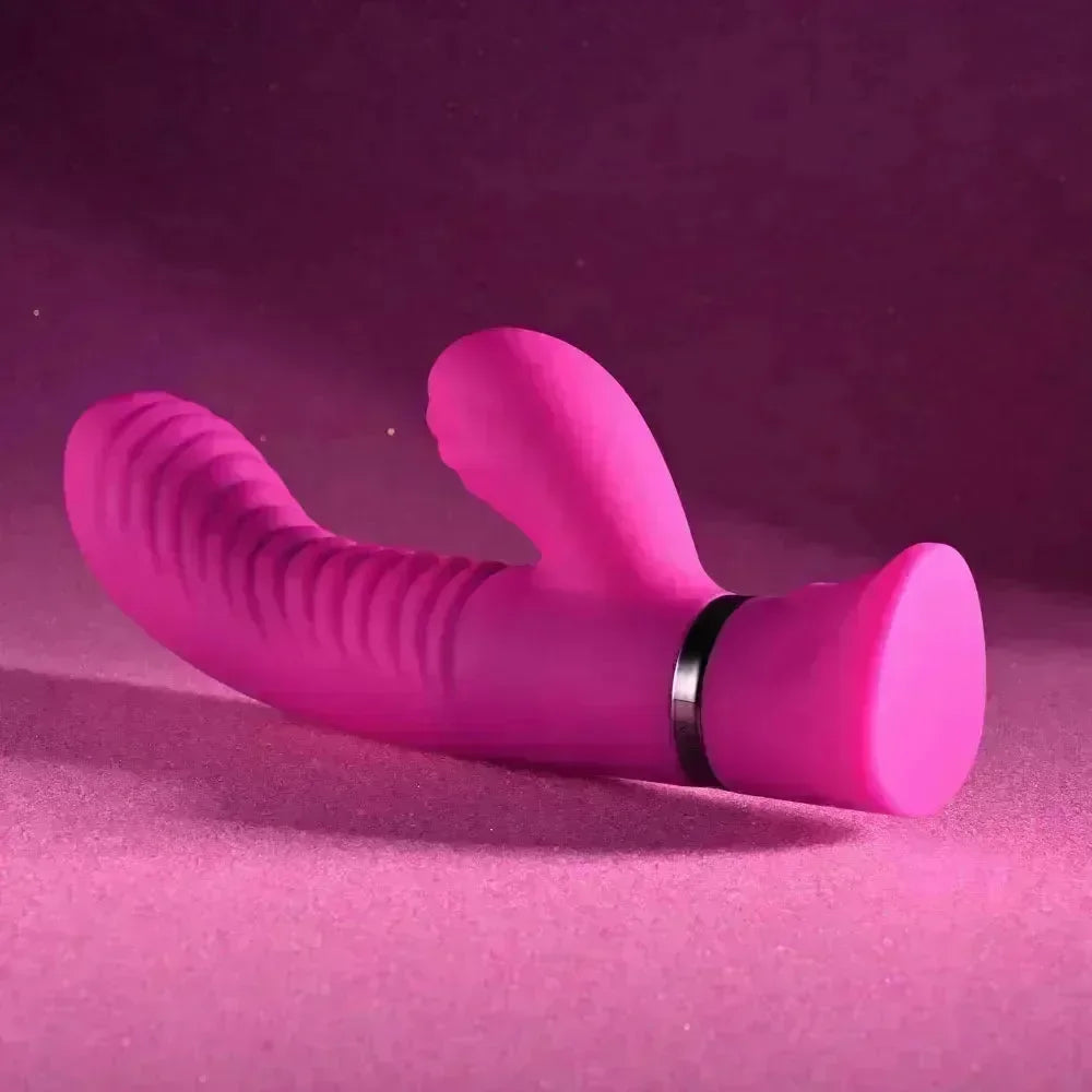 Selopa NEXT WAVE - 16.4 cm USB Rechargeable Dual Vibrator - Take A Peek