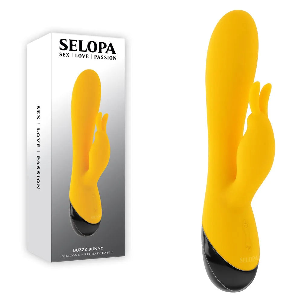 Selopa BUZZZ BUNNY - 19.7 cm USB Rechargeable Rabbit Vibrator - Take A Peek