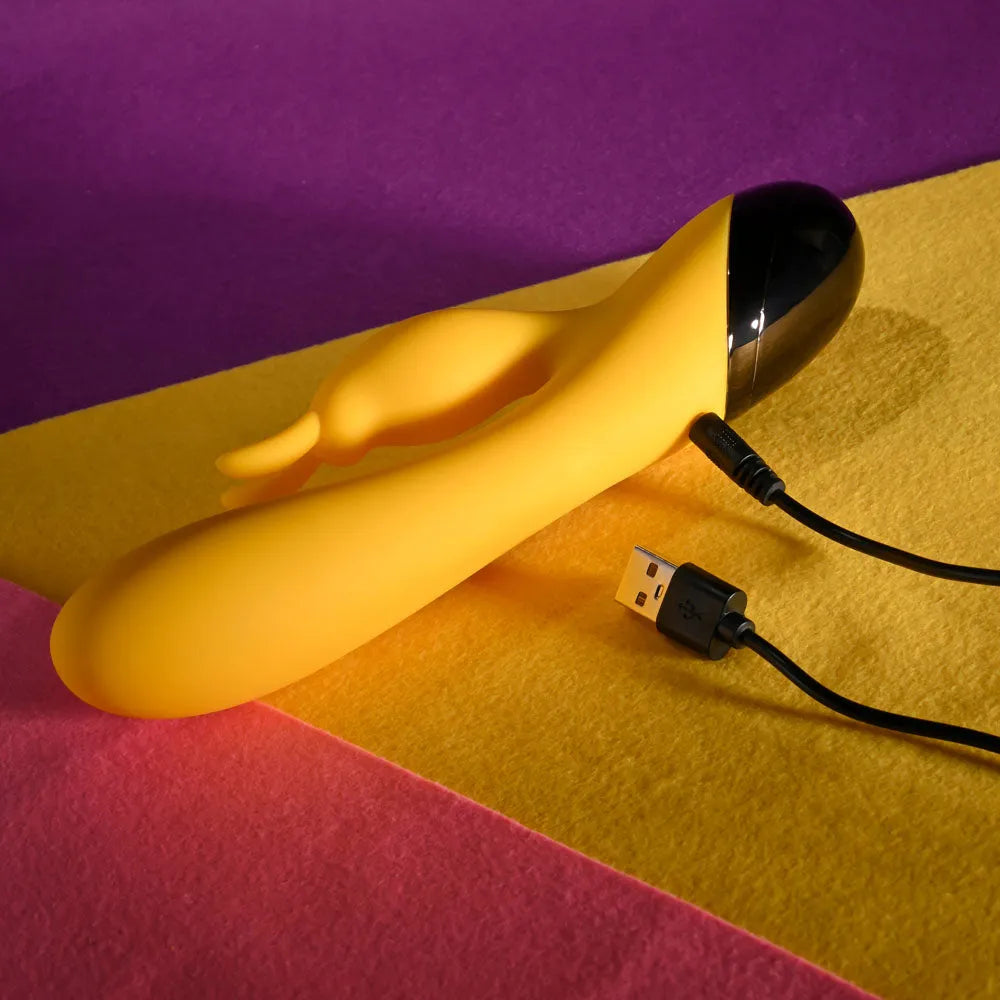 Selopa BUZZZ BUNNY - 19.7 cm USB Rechargeable Rabbit Vibrator - Take A Peek
