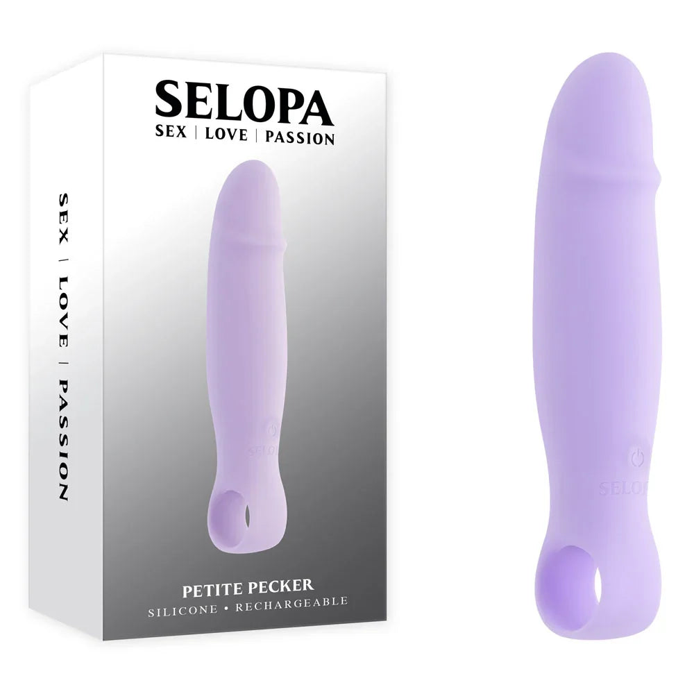 Selopa PETITE PECKER - 11.7 cm USB Rechargeable Mini Vibrator - Take A Peek