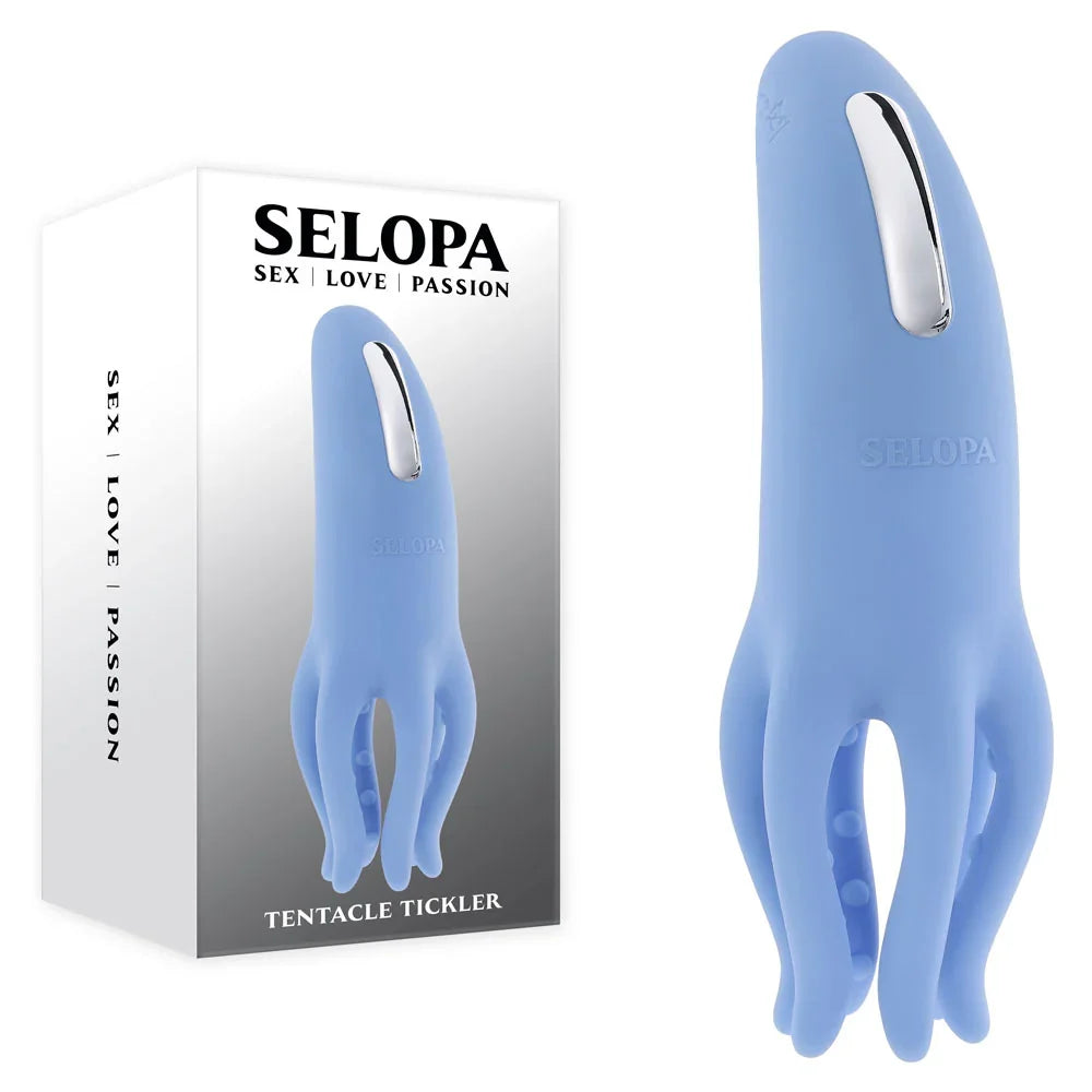 Selopa TENTACLE TICKLER - USB Rechargeable Vibrating Stimulator - Take A Peek