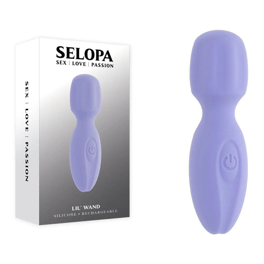 Selopa LIL' WAND - 11 cm USB Rechargeable Massage Wand - Take A Peek