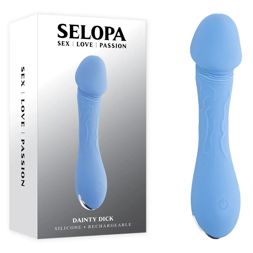 Selopa DAINTY DICK - Baby 11.9 cm USB Rechargeable Mini Vibrator - Take A Peek