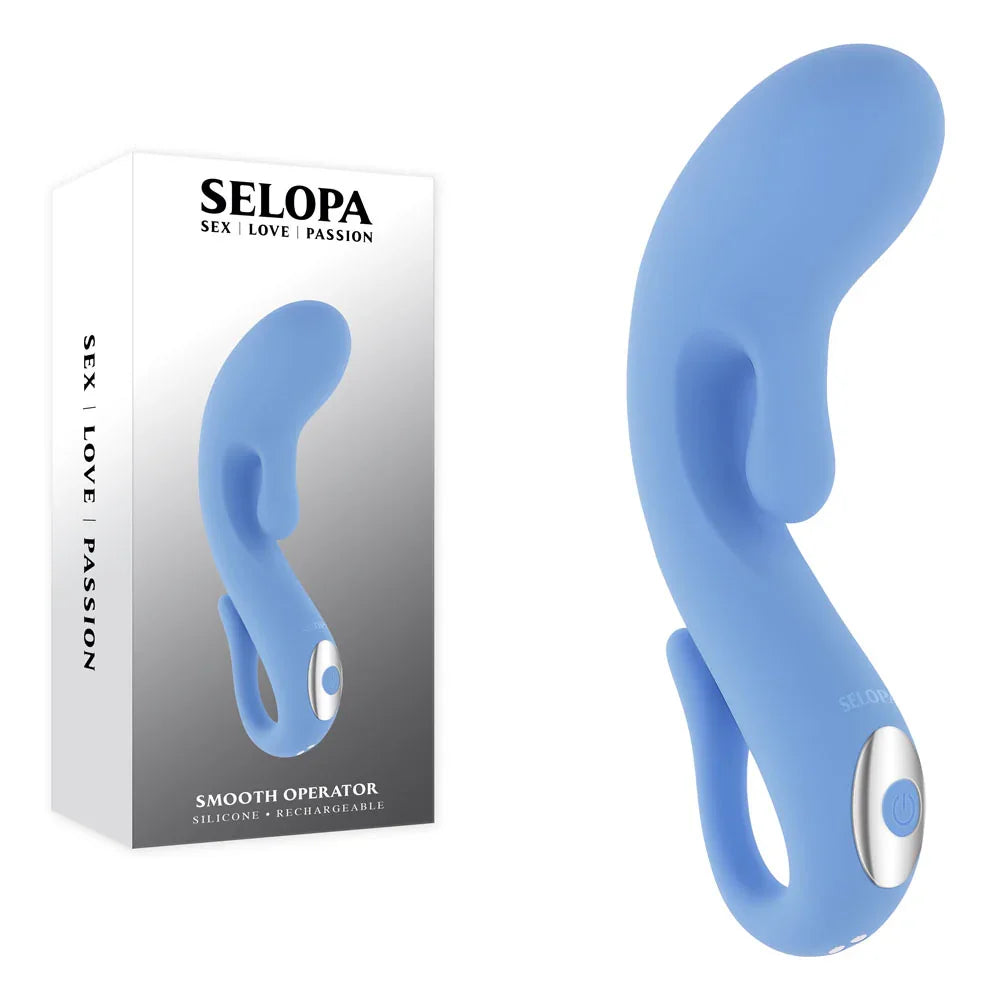 Selopa SMOOTH OPERATOR - Blue USB Rechargeable Vibrator