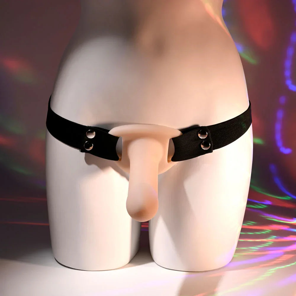 Selopa OUR FIRST HOLLOW STRAP ON LIGHT - 16.3 cm Hollow Strap-On - Take A Peek