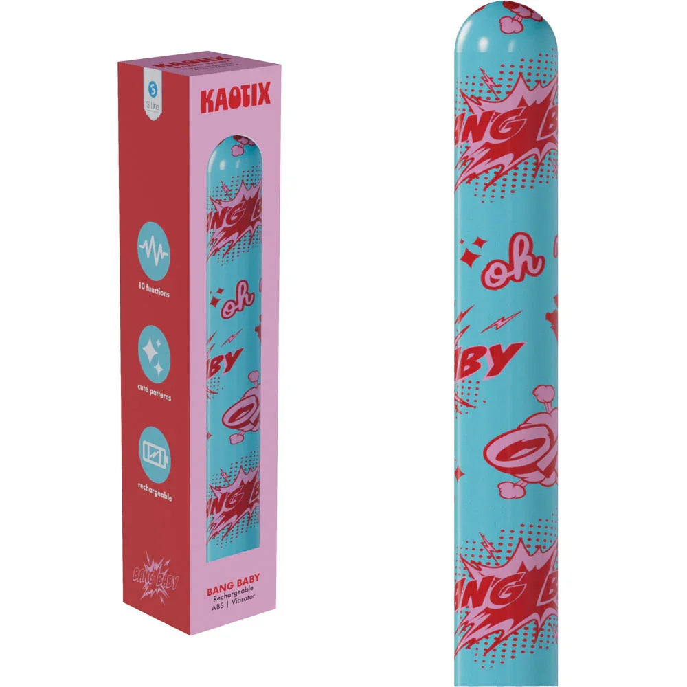 S-LINE Kaotix Bang Baby - 17.8 cm USB Rechargeable Vibrator - Take A Peek