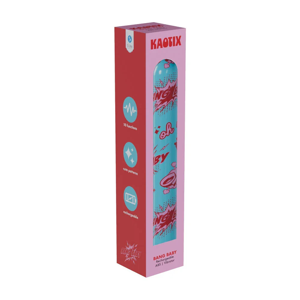 S-LINE Kaotix Bang Baby - 17.8 cm USB Rechargeable Vibrator - Take A Peek