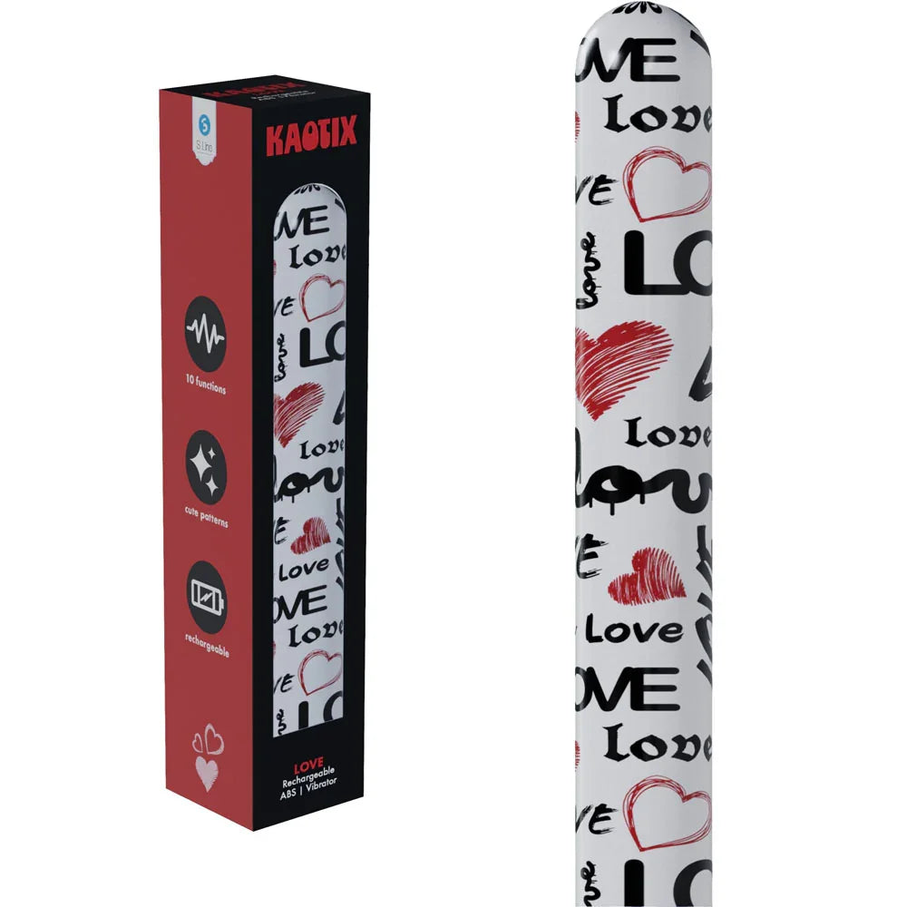 S-LINE Kaotix Love - 17.8 cm USB Rechargeable Vibrator - Take A Peek