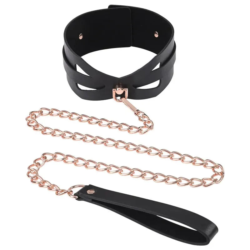 Sex & Mischief Brat Collar & Leash - Take A Peek