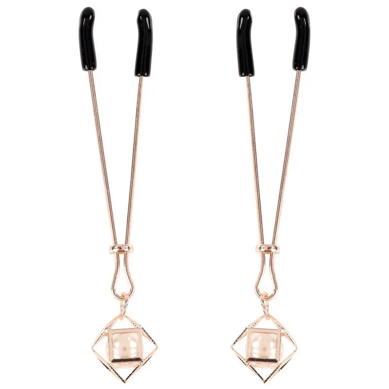 Sex & Mischief Brat Pearl Nipple Clips - Take A Peek