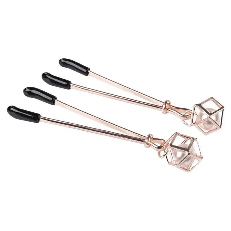 Sex & Mischief Brat Pearl Nipple Clips - Take A Peek