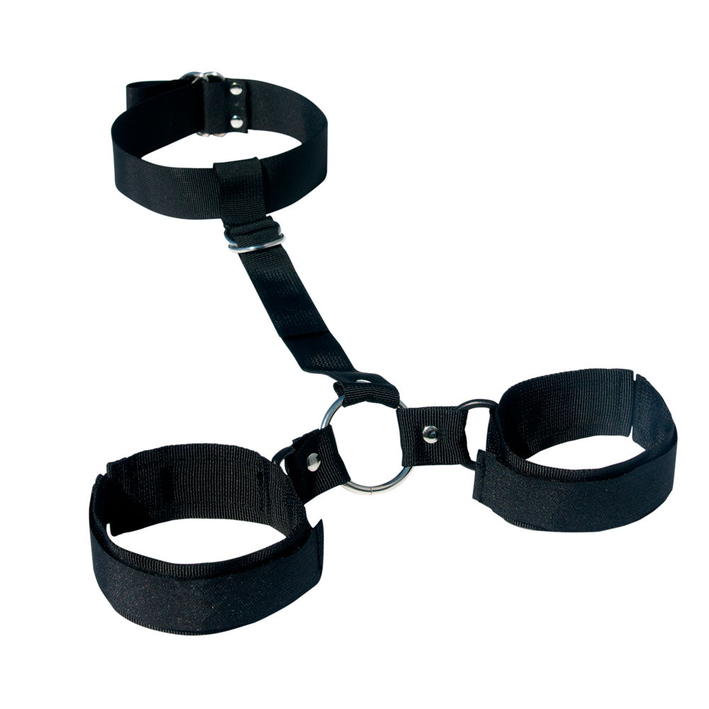 Sex & Mischief Shadow Neck and Wrist Restraint - Restraints - Take A Peek
