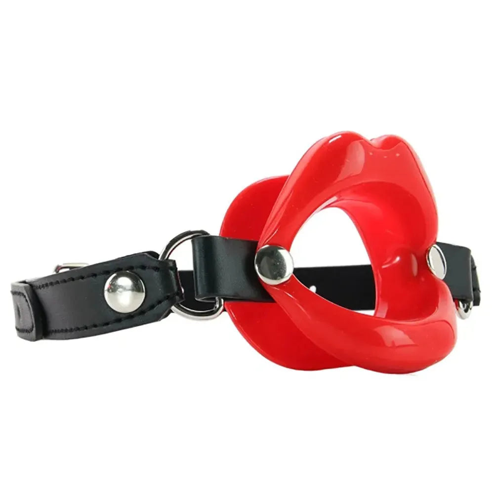 Sex & Mischief Silicone Lips Mouth Gag - - Take A Peek
