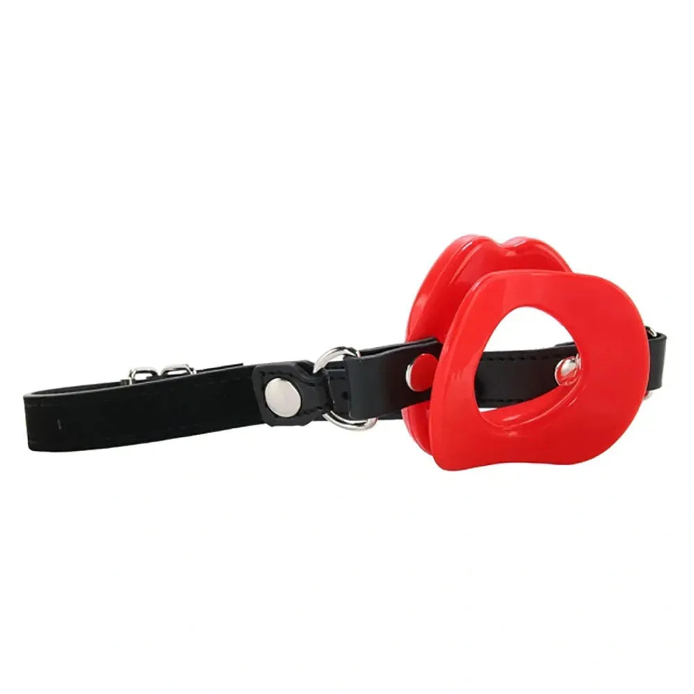 Sex & Mischief Silicone Lips Mouth Gag - - Take A Peek