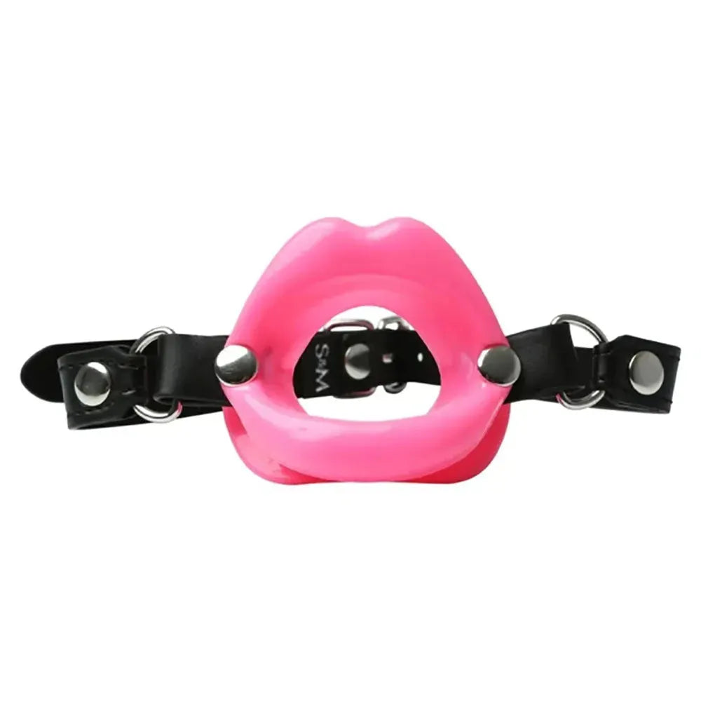 Sex & Mischief Silicone Lips Mouth Gag - - Take A Peek