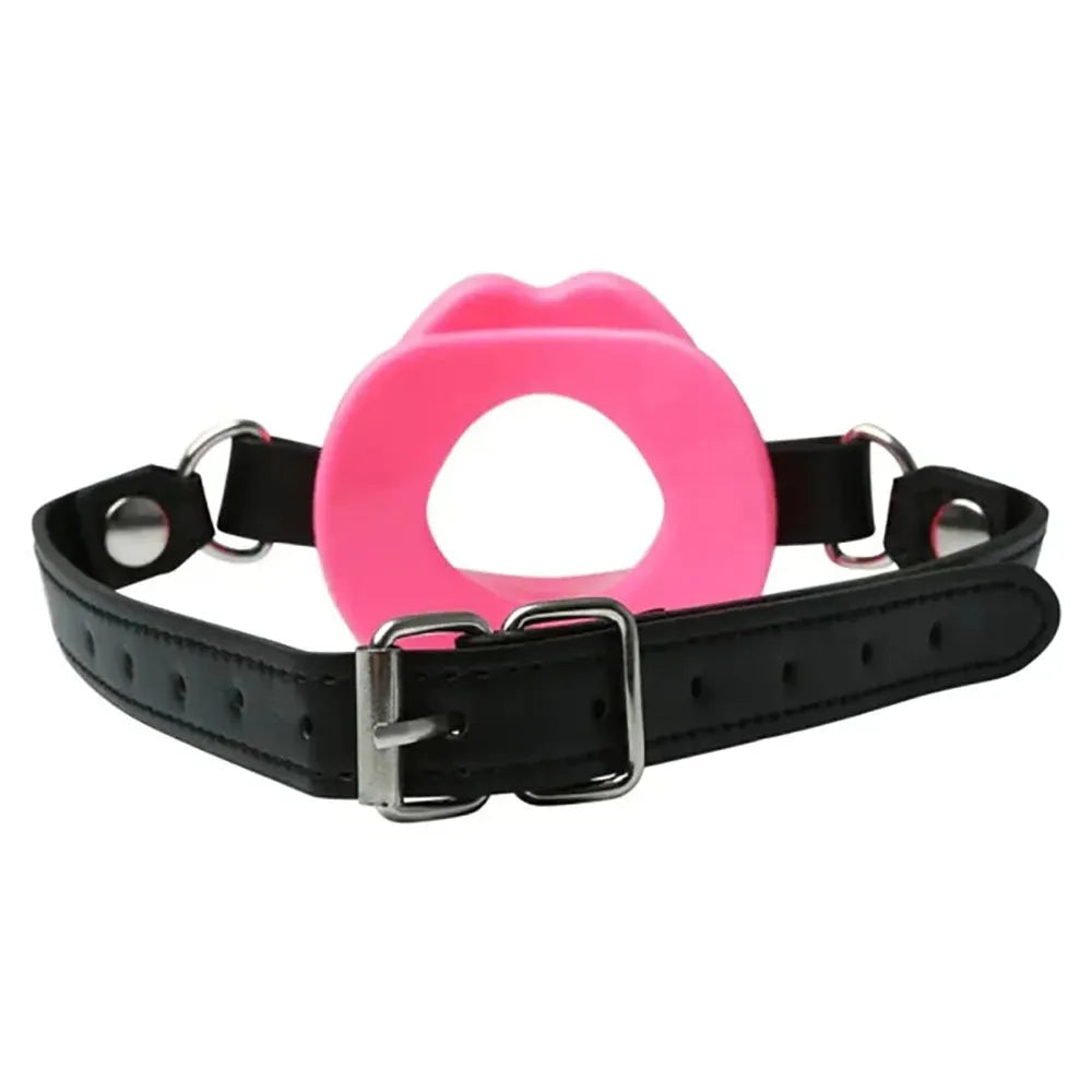 Sex & Mischief Silicone Lips Mouth Gag - - Take A Peek