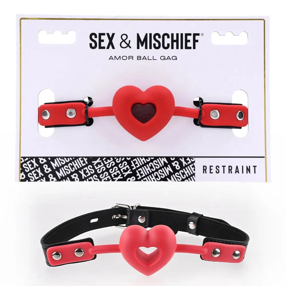 Sex & Mischief Amor Ball Gag - Take A Peek