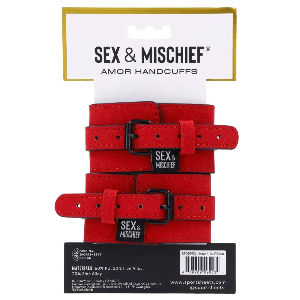 Sex & Mischief Amor Handcuffs - Take A Peek