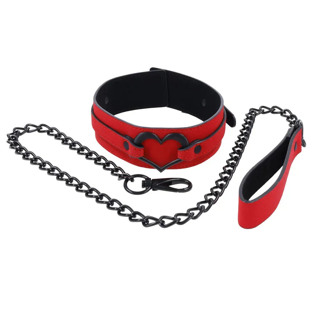 Sex & Mischief Amor Collar and Leash - Take A Peek