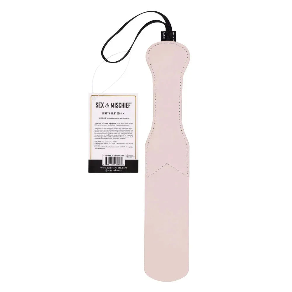Sex & Mischief Peaches n CreaMe Impression Paddle - Take A Peek