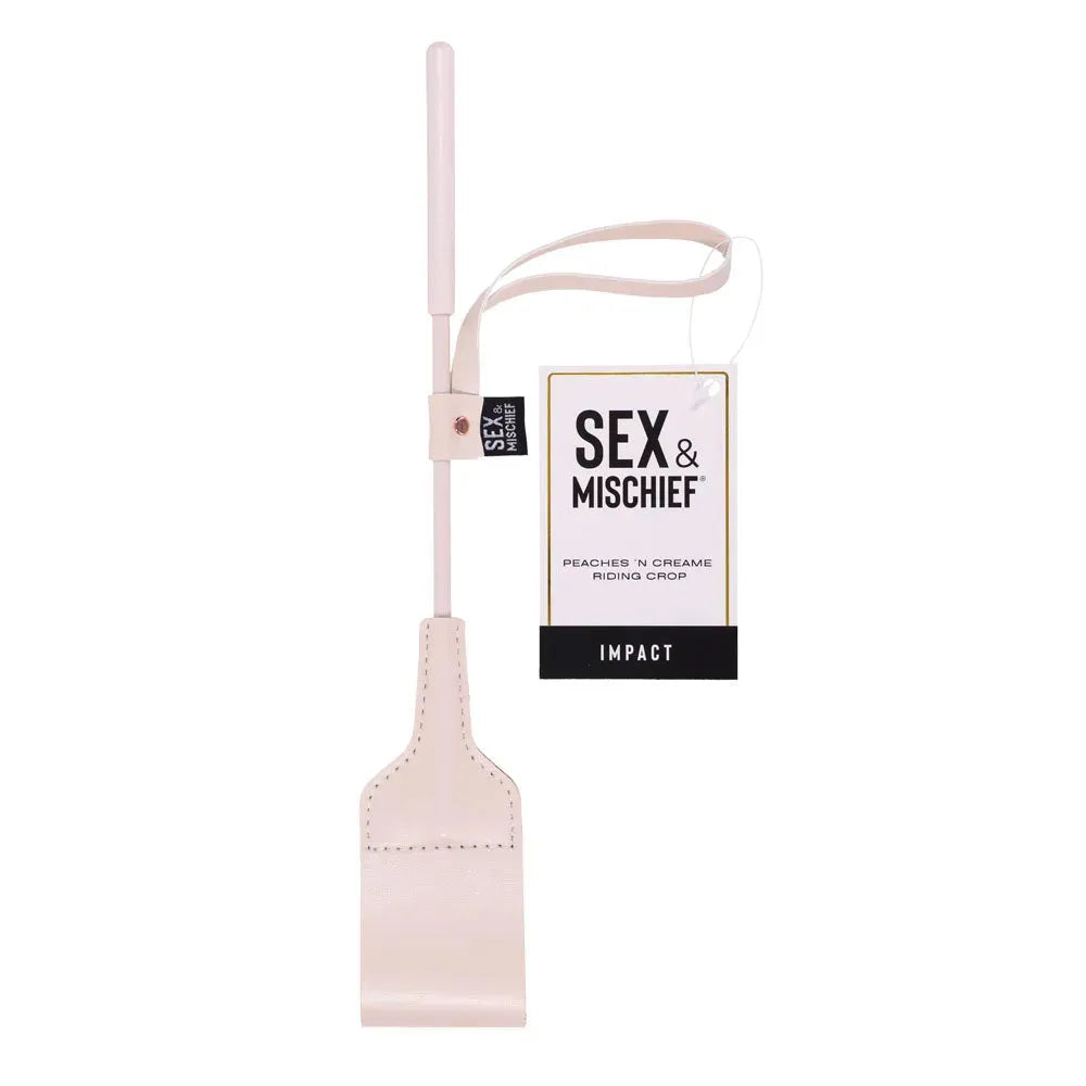 Sex & Mischief Peaches n CreaMe Riding Crop - Take A Peek