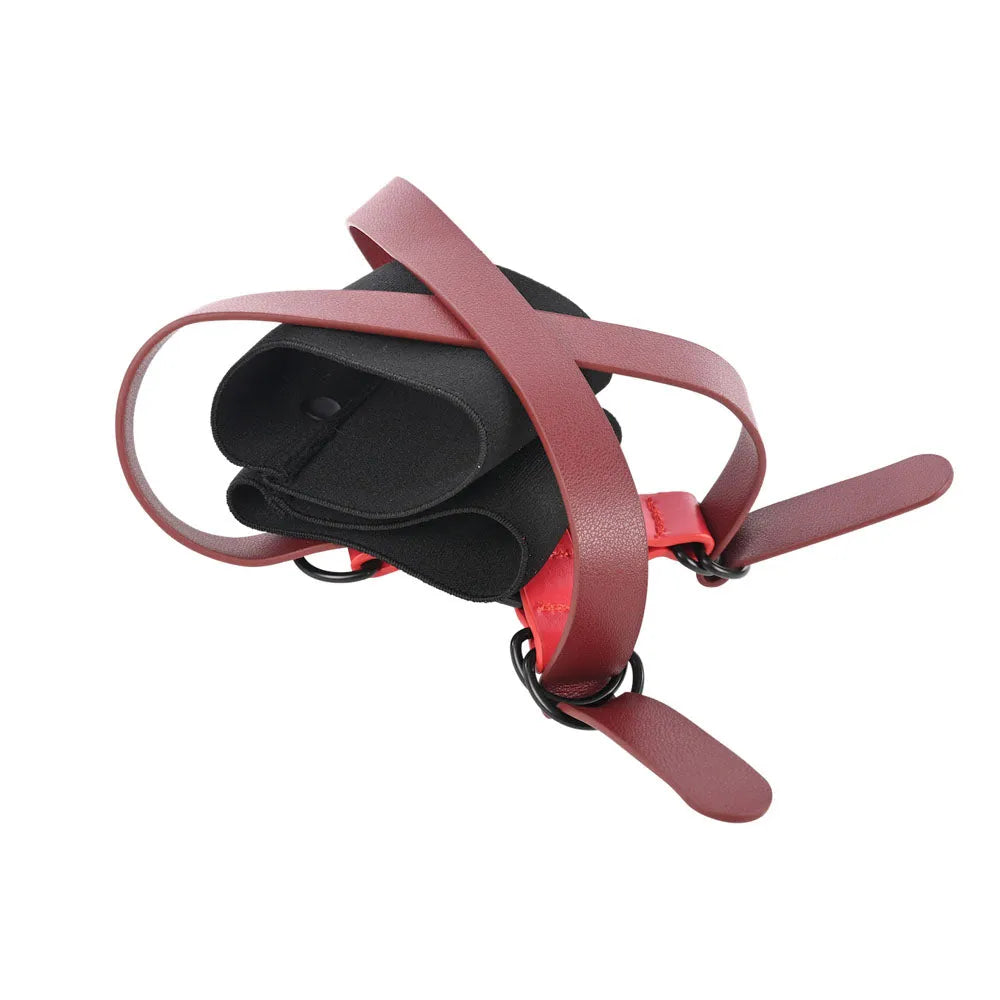 S&M Exs & Ohs Cross Cuffs - /Black Restraints - Take A Peek