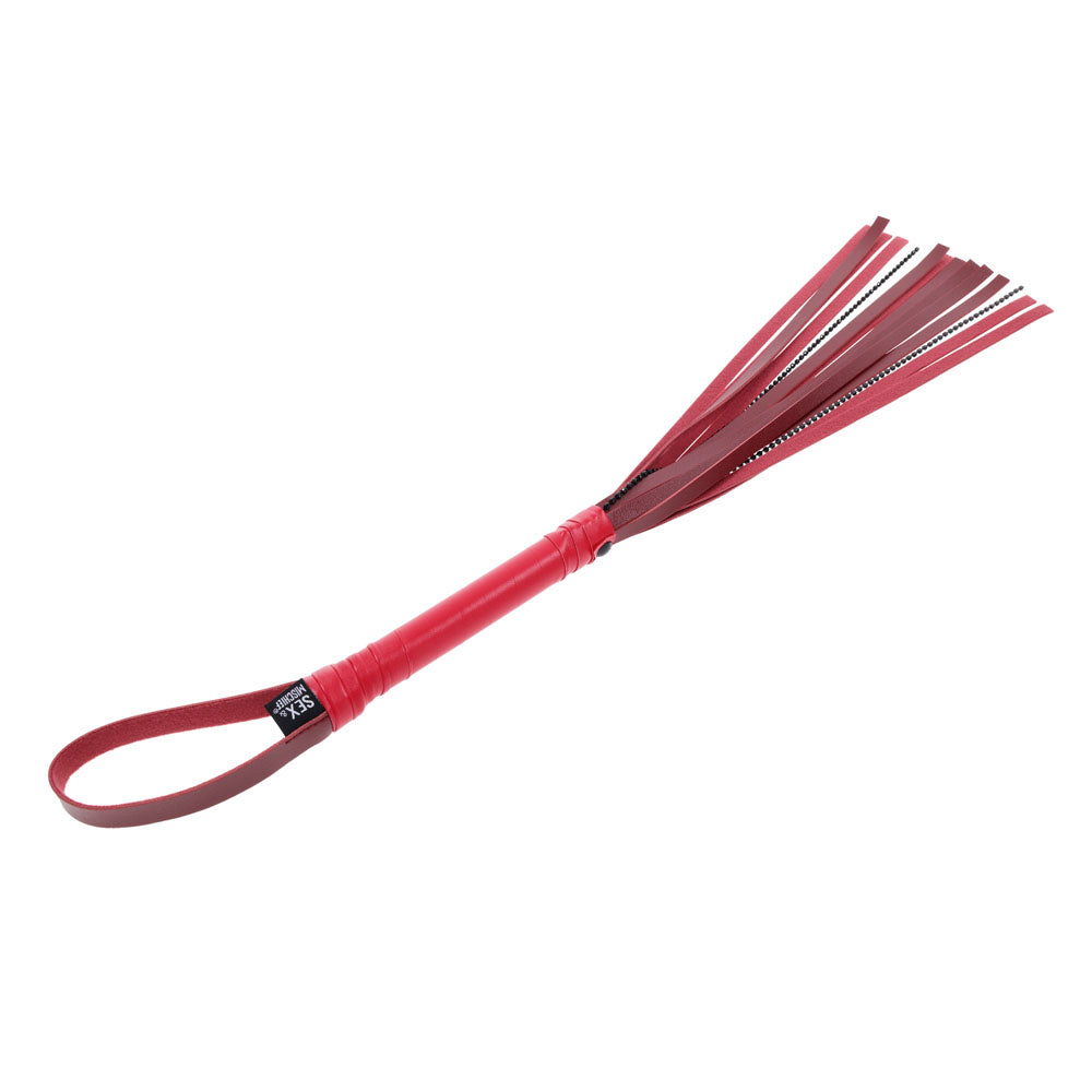 Sex & Mischief Exs & Ohs Crystal Flogger - Flogger Whip - Take A Peek