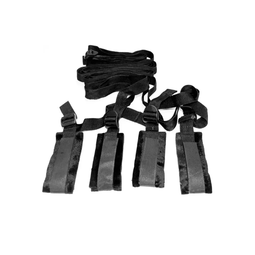 Sex & Mischief Bed Bondage Restraint Kit - Take A Peek