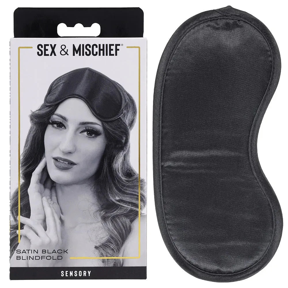 Sex & Mischief Satin Blindfold - Take A Peek