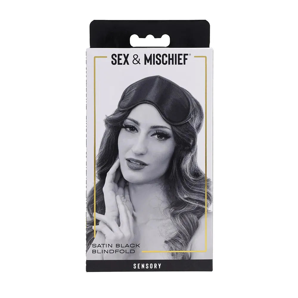 Sex & Mischief Satin Blindfold - Take A Peek
