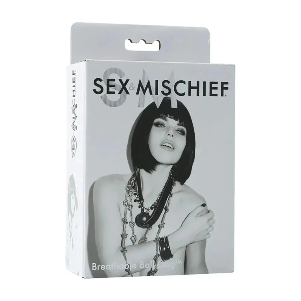 Sex & Mischief Breathable Ball Gag - Take A Peek