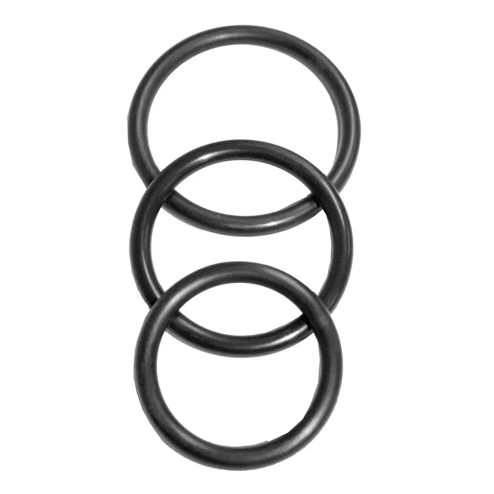 Sex & Mischief Nitrile Cock Ring 3 Pack - Take A Peek