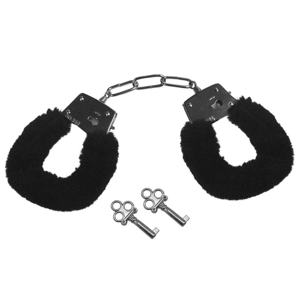 Sex & Mischief Furry Handcuffs - - Restraints - Take A Peek