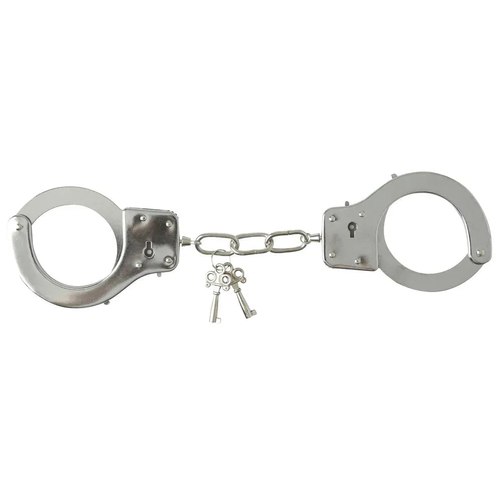 Sex & Mischief Metal Handcuffs - Take A Peek