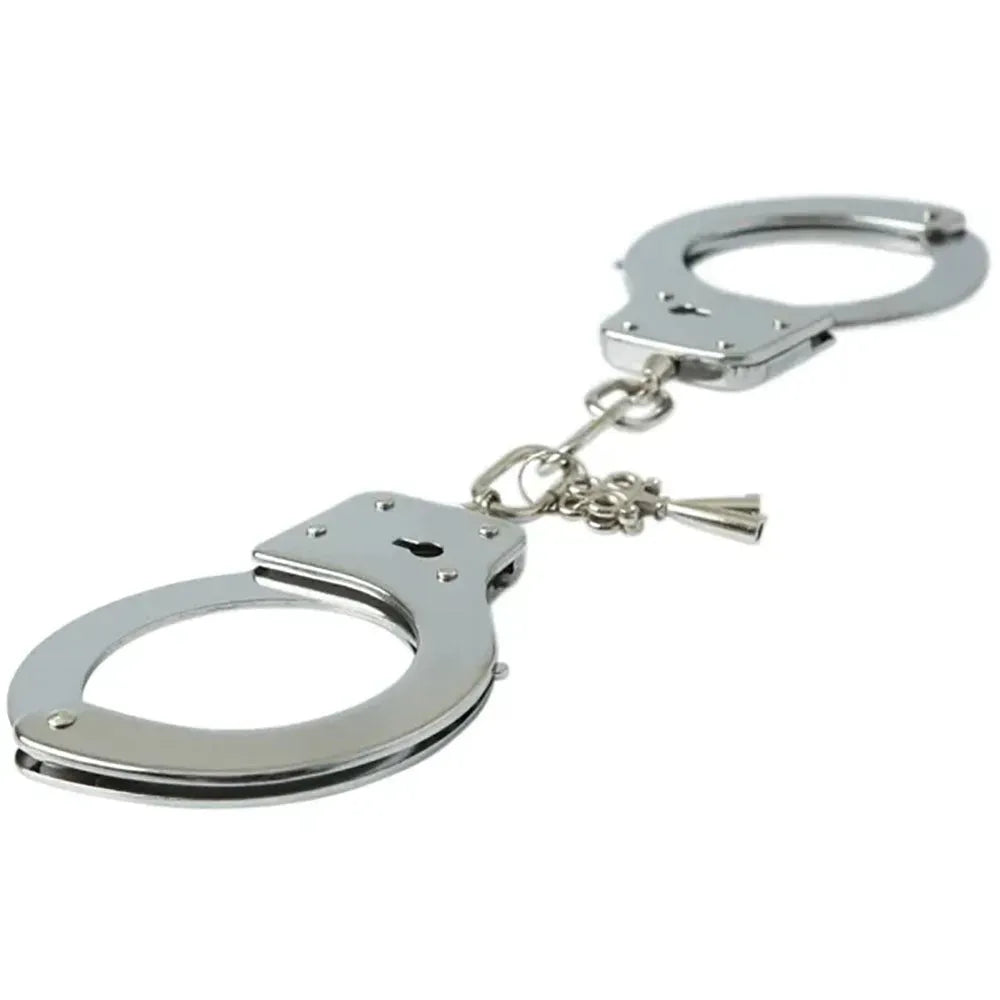 Sex & Mischief Metal Handcuffs - Take A Peek